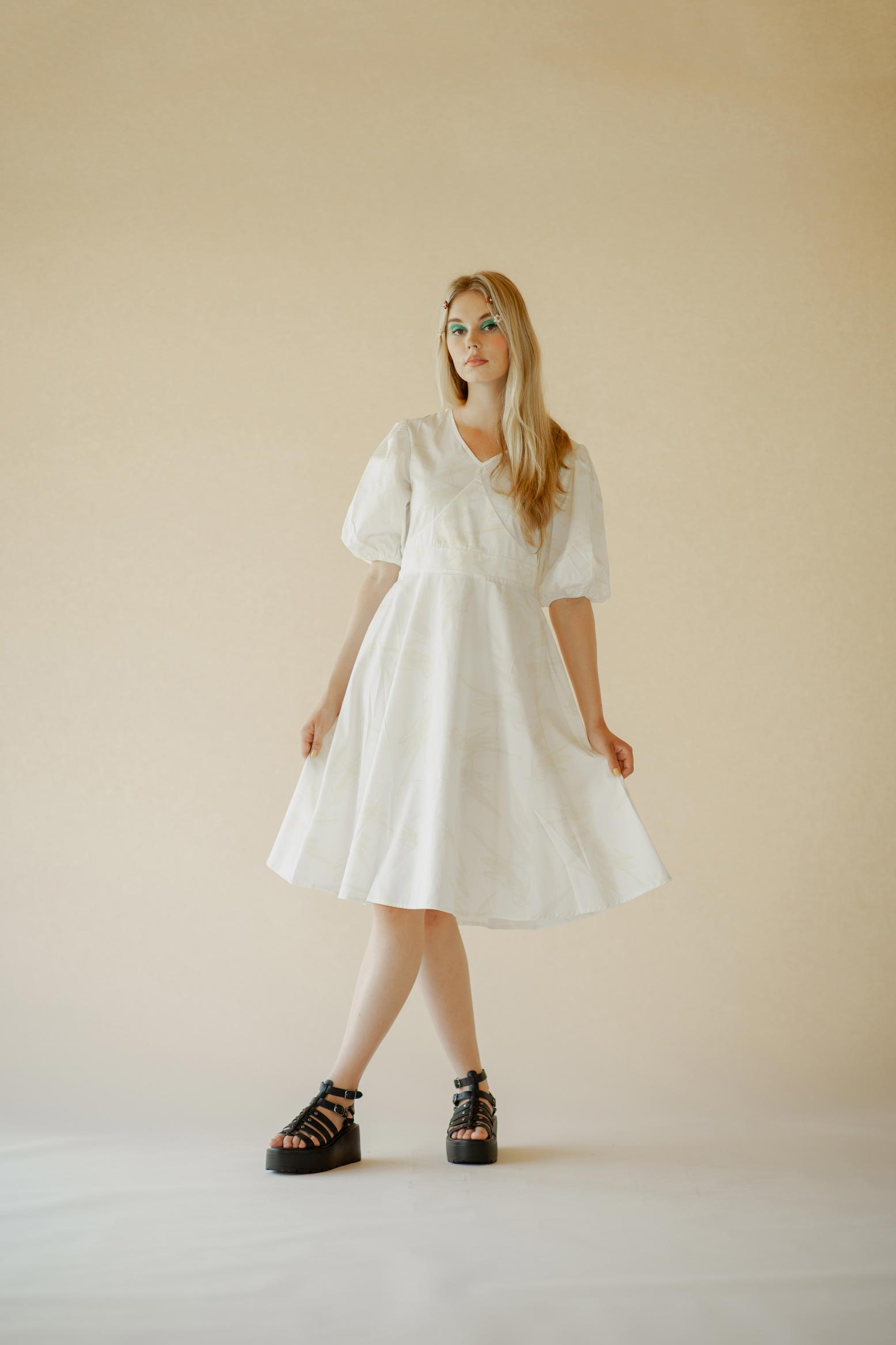 Hilma Dress, white