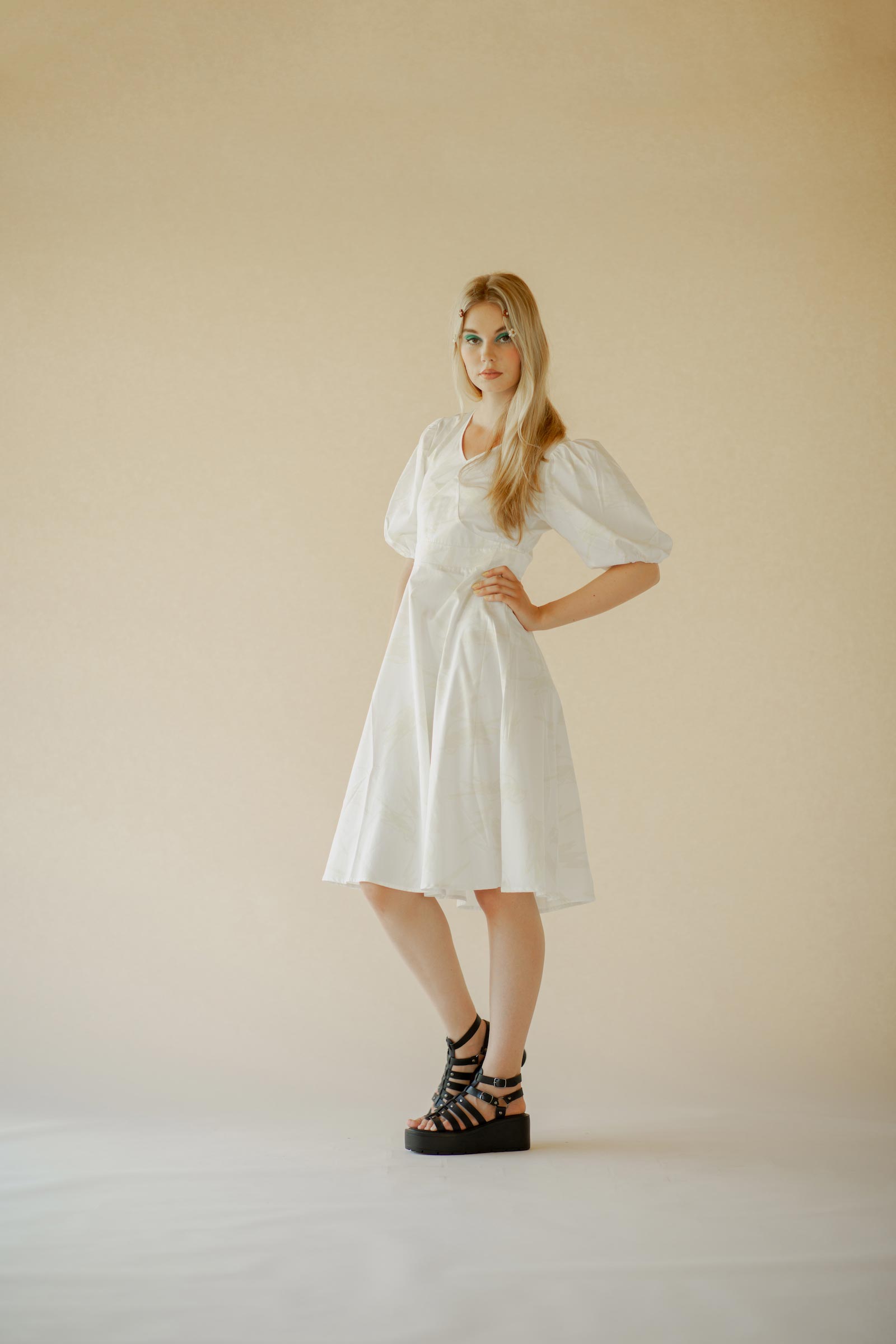 Hilma Dress, white